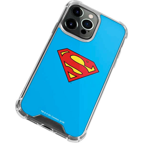 DC Comics Superman Official Logo iPhone 14 Pro Clear Case